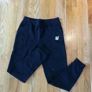 Siksilk Black Cuffed Joggers